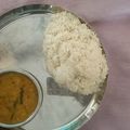 Diya Tayal's cooksnap of when they made Arhar dal aur chawal.