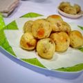 Cooksnap dari Indah Setiany untuk resep Bola ubi keju merah