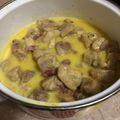 El cooksnap de Mar Vilches Carrasco cuando hizo Pollo con curry y nata.