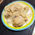 El cooksnap de Diego Contreras cuando hizo Pollo y champiñones con salsa blanca.