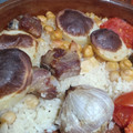 El cooksnap de Toni CS cuando hizo Arrós al forn. (Arroz al horno).