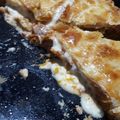 El cooksnap de Silvia Diaz cuando hizo Tarta de zapallo y atún.