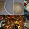 El cooksnap de Estefanny Jiménez cuando hizo Masa para pizza y stromboli.