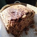 El cooksnap de Valentina Avancini cuando hizo Budín fit de avena y algarroba.