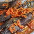 Cooksnap Cookies Monster 🍪 semasa beliau membuat Ikan Keli Bakar Ala Portugis.