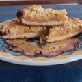 El cooksnap de Caro Oyhenart cuando hizo Crumble de manzana.