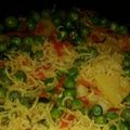 Guga Kaw का कुकस्नैप जब उन्होंने मटर,गाजर पुलाव (Matar Gajar pulao recipe in hindi) बनाया था।