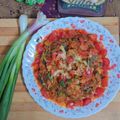 Neeta Bhatt का कुकस्नैप जब उन्होंने हरे प्याज़ की सब्जी (spring onion sabji recipe in Hindi) बनाया था।