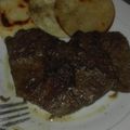 El cooksnap de Luigi Soto cuando hizo Hígado encebollado.