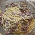 Cooksnap dari Kartikamallian untuk resep Spaghetti creamy mushroom & smoke beef