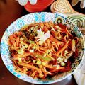  Dr.Madhumita Mishra's cooksnap of when they made Spicy veg maggi noodles.