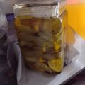 El cooksnap de Monica Bollati cuando hizo Berenjenas en Escabeche.