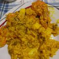 El cooksnap de Lidia Valencia cuando hizo Arroz con marisco .
