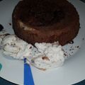 El cooksnap de Melisa Reinhold cuando hizo Volcán de chocolate.