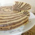 El cooksnap de Catalina Latorre cuando hizo Torta cebra.