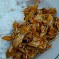 Cooksnap dari Marsya Meily Sudarto untuk resep Ayam suwir pedas daun jeruk simple