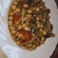 El cooksnap de Manuela cuando hizo Garbanzos con brócoli, receta vegetariana y casera.