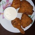 Monica Rangaswamy's cooksnap of when they made Kfc style crispy fried chicken.