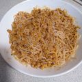 El cooksnap de misesma cuando hizo Tallarines konjac con soja texturizada.