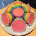 Cooksnap dari Senandung Senja untuk resep Puding Rainbow Ekonomis