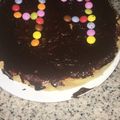 El cooksnap de Mar Gloria cuando hizo Bizcocho con chispas de chocolate, nueces y coco rallado.