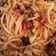 El cooksnap de Sandra cuando hizo Spaghetti con berenjena y atún.