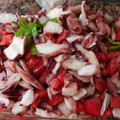 El cooksnap de alejandra cuando hizo Ensalada de pulpo.