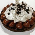 El cooksnap de María Ayelén Gallino cuando hizo Brownie casero con chocolate en polvo súper fácil! Con dulce de leche y crema.