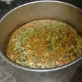 El cooksnap de Pri Flores cuando hizo Soufflé de Espinaca y Queso.