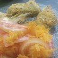 El cooksnap de Carla Marina Marenco cuando hizo Pollo frito con ensalada.