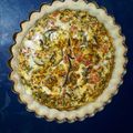 El cooksnap de Jackie Nemen cuando hizo Tarta de verduras con aceitunas y mozzarella.