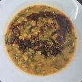 Chandra kamdar का कुकस्नैप जब उन्होंने पालक छिलका मूंग दाल (palak chilka moong dal recipe in Hindi) बनाया था।