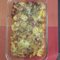 El cooksnap de Marisa Zuliani cuando hizo Tortilla de papa al horno en fuente Pyrex.