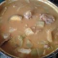 El cooksnap de Jennifer Arévalo cuando hizo Sopa de frijoles blancos con costillas de cerdo.