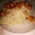 El cooksnap de Loli Nekita Chan cuando hizo Spaghetti al pesto con salsa de salchichas #recetasdefindemes.