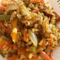 El cooksnap de Mariela S. Albornoz cuando hizo Trigo sarraceno con verduras, curry, cúrcuma y jengibre/vegana.