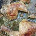El cooksnap de Ari Rodriguez cuando hizo Pollo asado al limón.