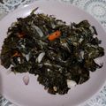 Cooksnap dari madebells untuk resep Tumis Daun Singkong Ebi
