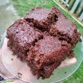 El cooksnap de Lucas Correa cuando hizo Brownie de chocolate y banana (VEGAN).