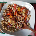 El cooksnap de Safariveg cuando hizo "Burrito bowl" (vegano).