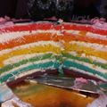 Bères-Póczik Szilvia Cooksnap-ja, amikor elkészítette a(z) Tengerimalacos, mascarpones Szivárvány torta receptet.
