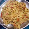 Leena Nagpal Grover's cooksnap of when they made Chicken Tikka fried rice.