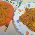 El cooksnap de saioa83 cuando hizo Arroz meloso con verduras, champiñones y pollo.