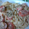Cooksnap dari ekitchen untuk resep Spaghetti with Creamy Tomato Sausage