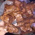 El cooksnap de Melisa Caro cuando hizo Brownies fácil y rico.