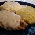 cupcake77's cooksnap of when they made TEXAS-STYLE CHICKEN FRIED STEAK WITH CREAM GRAVY.