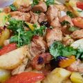 Cooksnap de Rui Barbosa quando cozinhou Lombo de peru assado com cogumelos e castanhas.