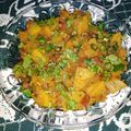 Surhaan Tahir Wafai's cooksnap of when they made Aloo Ke Chinday.