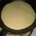 El cooksnap de Gabriela Valente cuando hizo Panqueques o creps de harina de garbanzo.