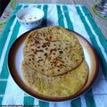 Aadya का कुकस्नैप जब उन्होंने मूली का पराठा (mooli ka paratha recipe in Hindi) बनाया था।